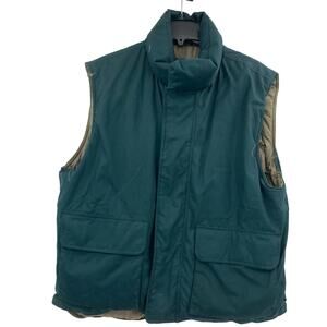 Cabela’s Premier Northern White Goose Down Puffer Vest Dark Green Men’s XL Tall